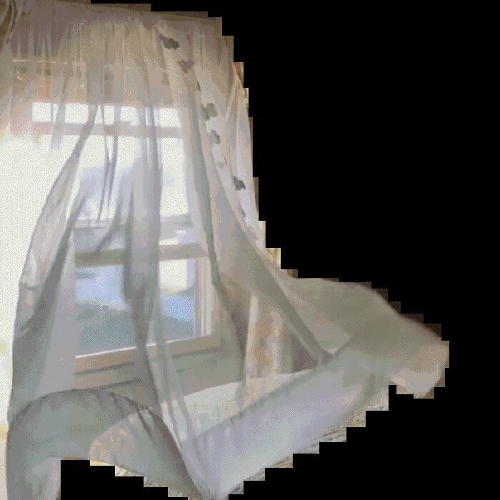 Return of Mom — a square animated collage of recombined domestic imagery.