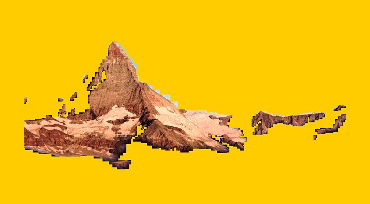Mountain Light Time — animated mountain imagery layered with shifting colour.