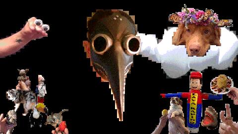 Petting Zoo: Noble Orphans, third channel — animated collage.