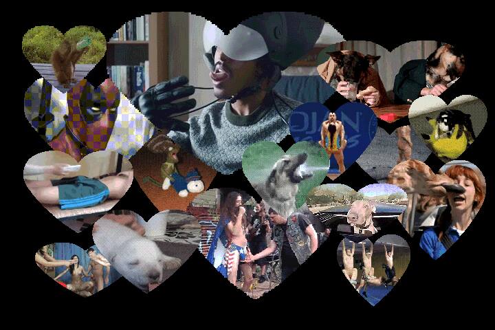 Front right projection from Ungentrified — animated collage.