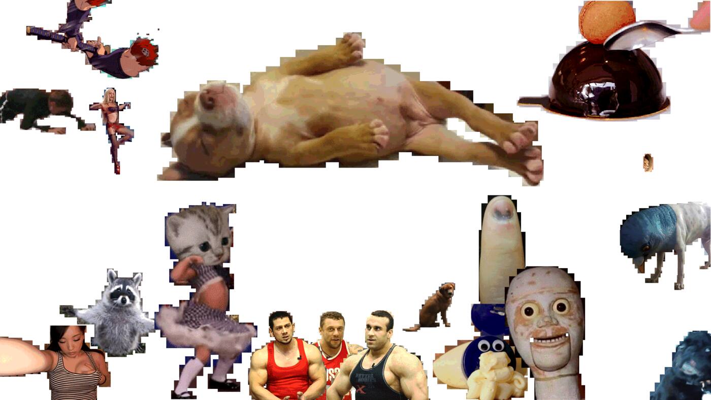 Party Believer — a widescreen animated collage.